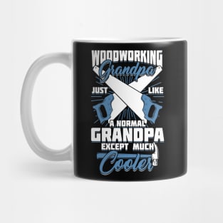 Woodworking Grandpa Woodworker Grandfather Gift Mug
